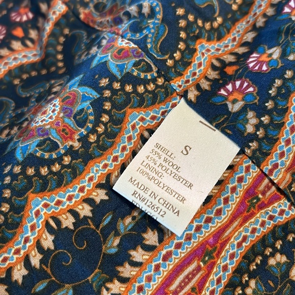 Aratta Silent Journey double breasted wool pea coat - Picture 9 of 9